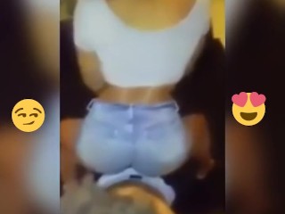 Sexy couple dance twerk